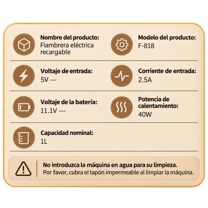 Fiambrera Eléctrica Portátil