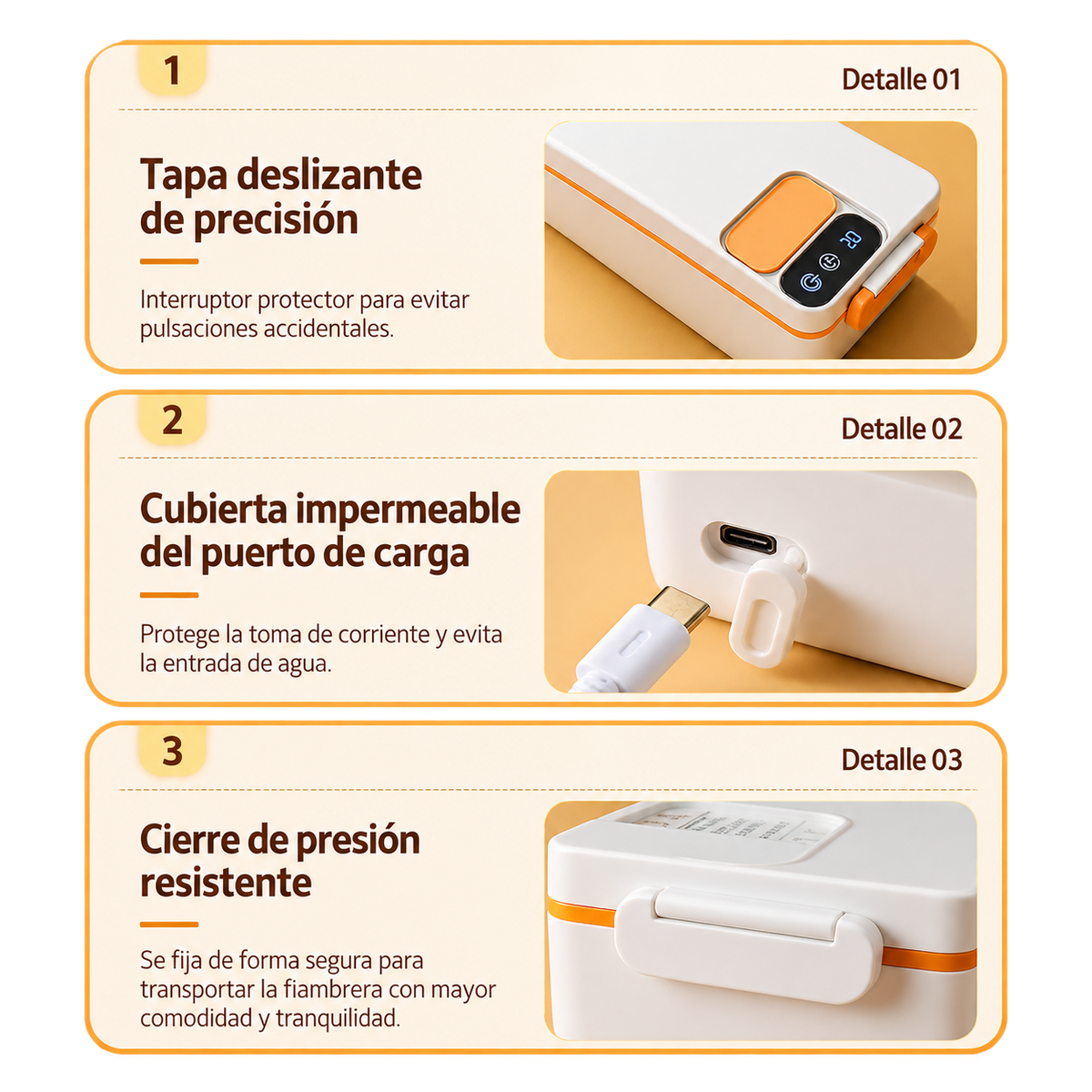 Fiambrera Eléctrica Portátil